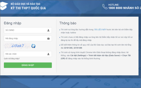 Cập nhật điểm thi THPT Quốc gia năm 2017 ở các địa phương