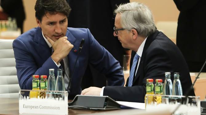 Hiệp định thương mại EU-Canada sẽ được áp dụng tạm thời từ tháng 9