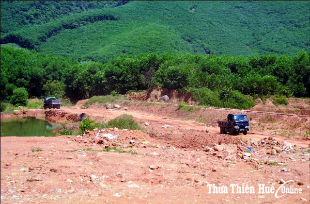 Ngang nhiên “tuồn” đất thuộc dự án hồ chứa nước ra bên ngoài