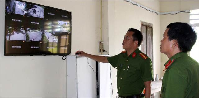Phường đầu tiên của tỉnh lắp đặt hệ thống camera an ninh