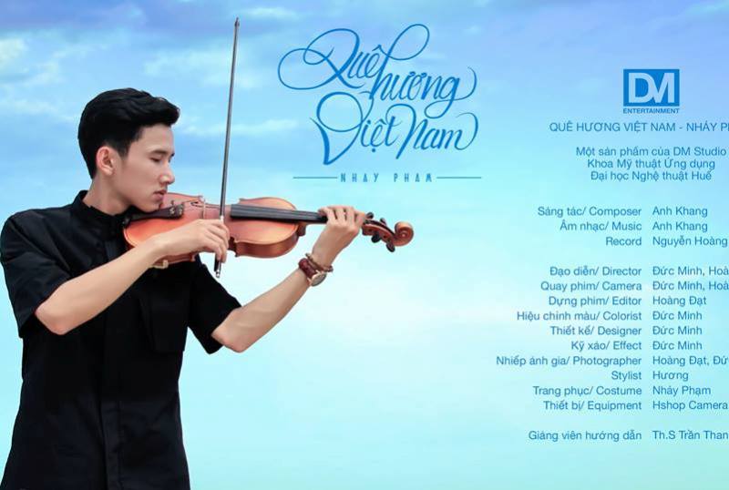 Bạn trẻ làm MV quảng bá vẻ đẹp Huế trên nền nhạc violin