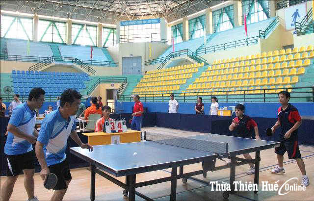 The first sports family contest in Hue