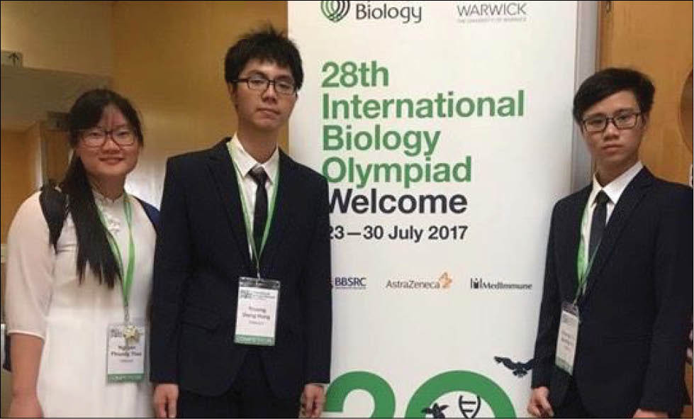 Trương Đông Hưng giành Huy chương Vàng Olympic Sinh học quốc tế