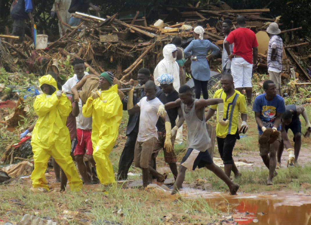 Hơn 300 người chết, 600 người mất tích do lở bùn ở Sierra Leone