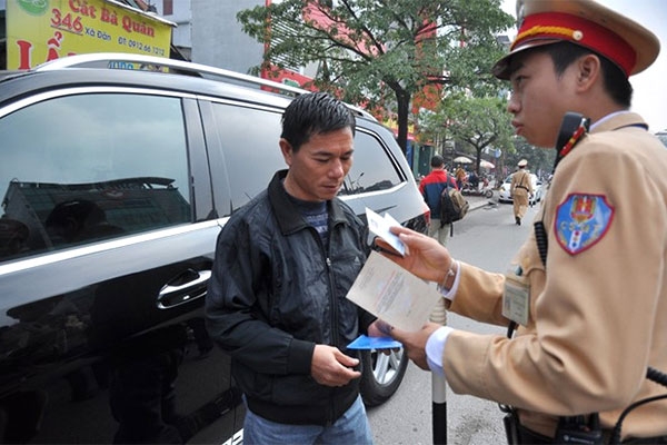 Được sử dụng Giấy đăng ký photo khi tham gia giao thông