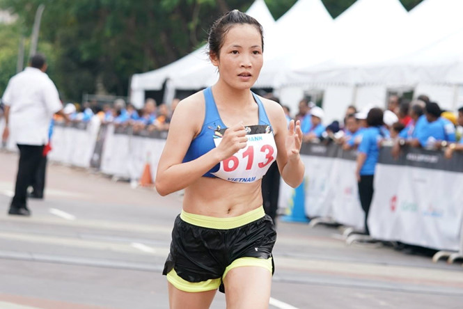 Hoàng Thị Thanh đoạt HCB marathon nữ