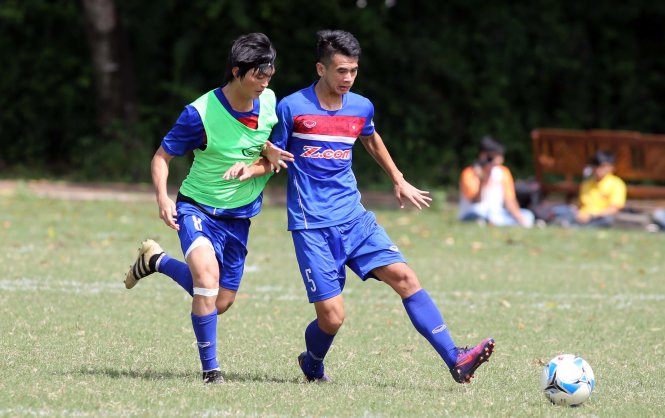 Vắng Xuân Trường, Văn Hậu, HLV Hữu Thắng thử phương án 2