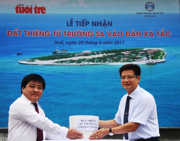 Đất thiêng từ Trường Sa hòa vào đàn Xã tắc