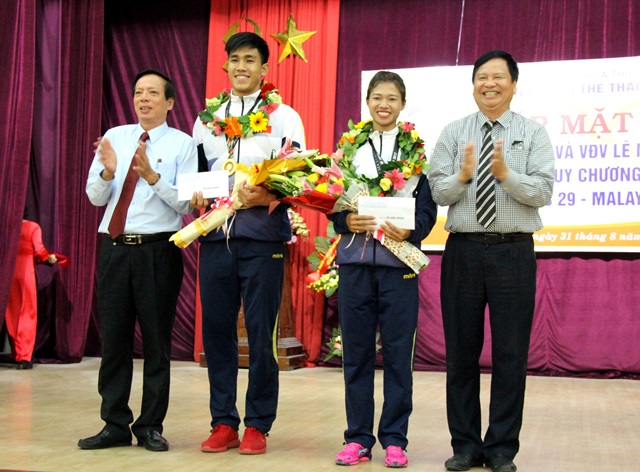 Gặp mặt hai VĐV Huế giành HCV tại SEA Games 29