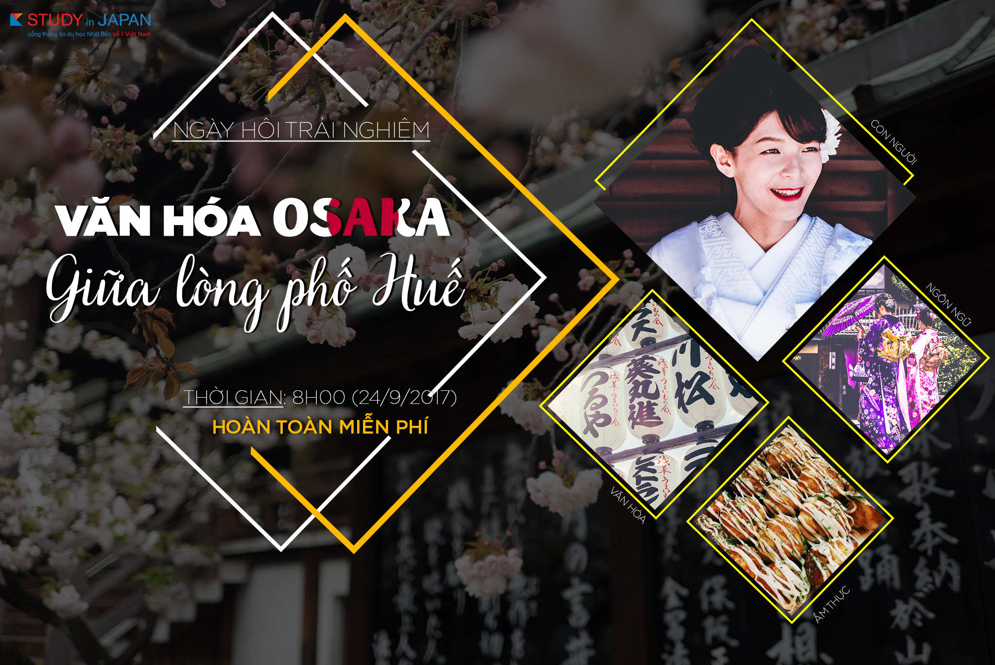 Experiencing Osaka culture Japan in the heart of Hue city