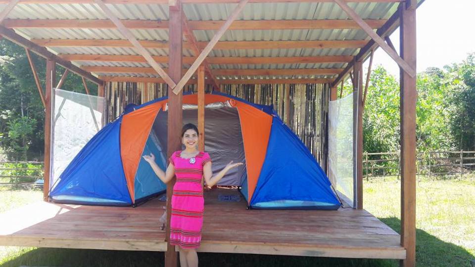 Opening tent floors to serve tourist accommodation in A Luoi