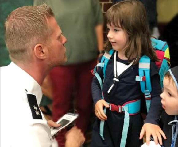 Marie, ngày đầu tiên đi học