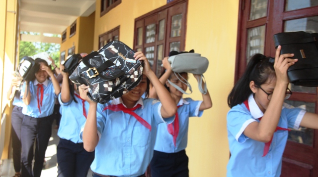 Launching Tsunami disaster preventing campaign in students