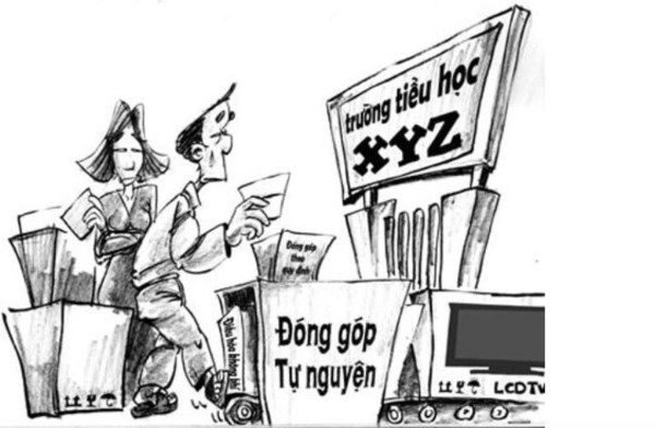 Lạm thu đầu năm Hiệu trưởng đừng núp bóng ban phụ huynh học sinh
