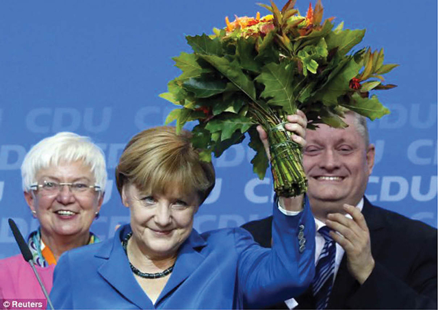 Lãnh đạo thế giới chúc mừng chiến thắng của Thủ tướng Đức Angela Merkel