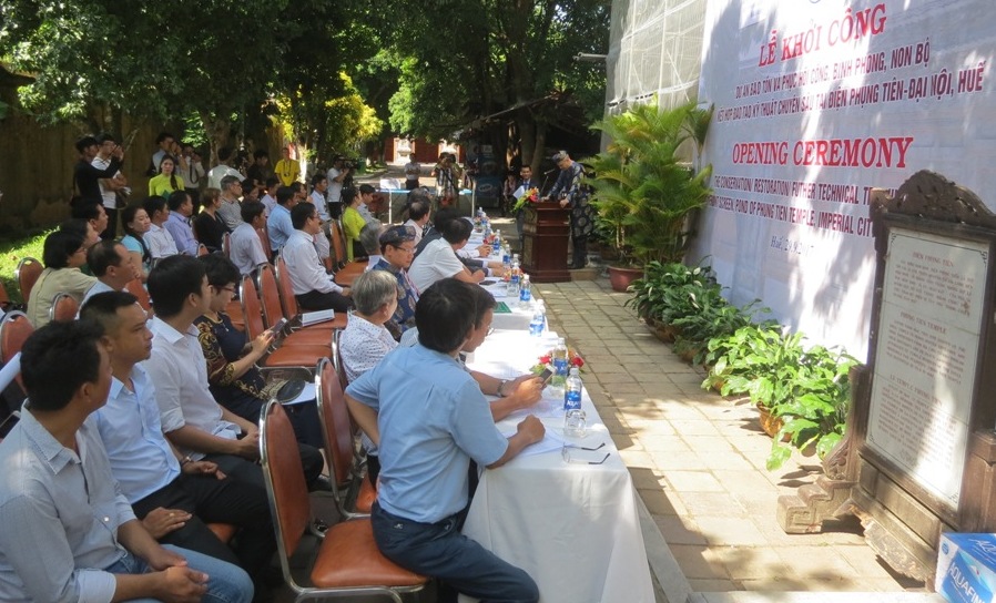 Đức hỗ trợ phục hồi 3 hạng mục của điện Phụng Tiên