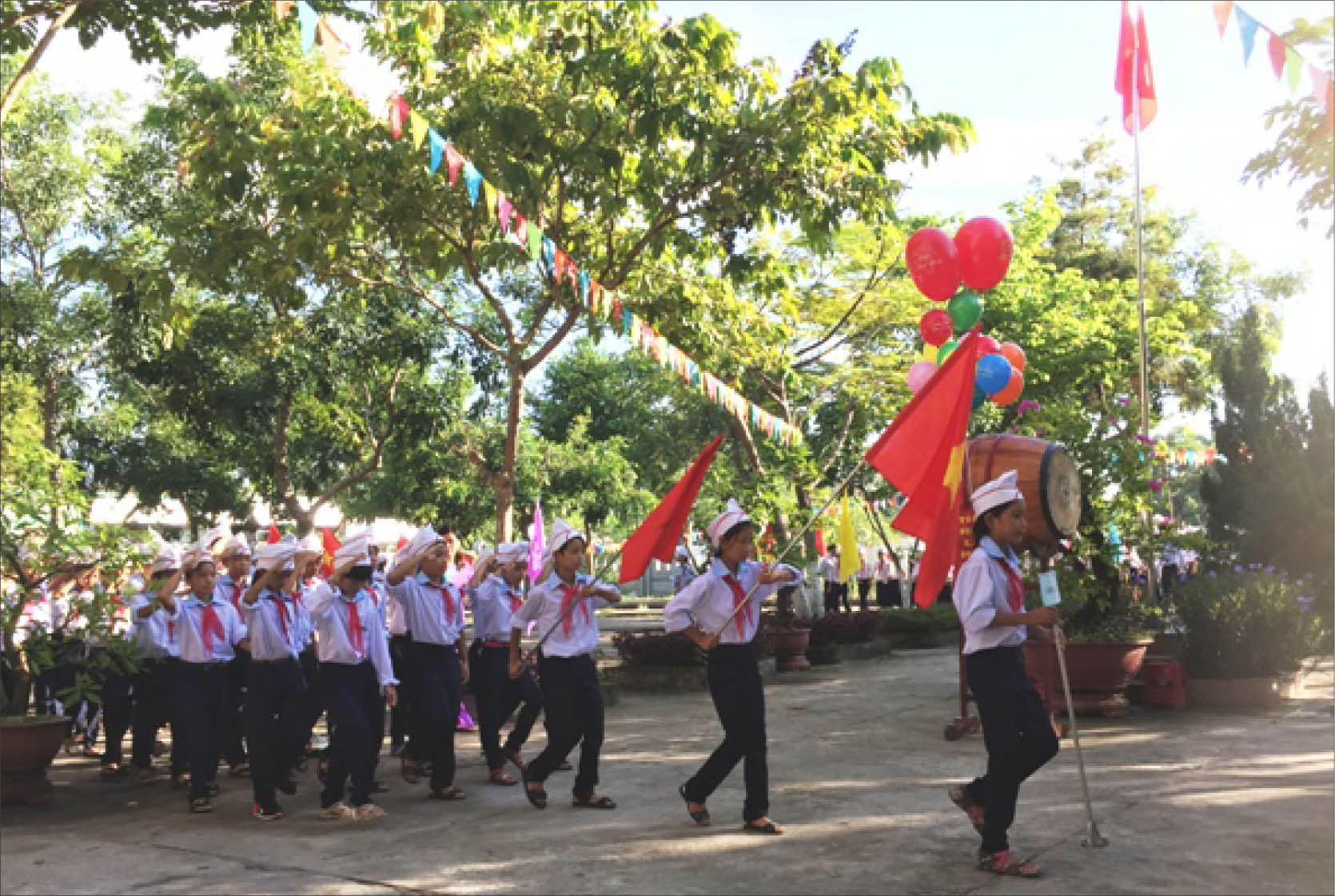 Trường THCS Vinh Xuân Không còn học sinh bỏ học