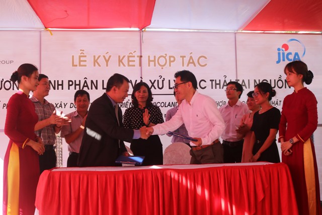 Vicoland and JICA sign cooperation program on Classification and management of waste at source