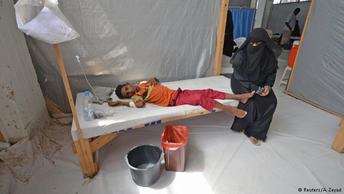 Bùng nổ dịch tả và nạn đói ở Yemen