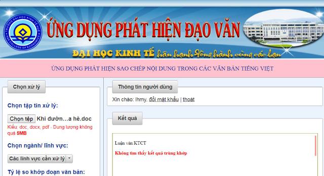 Dùng phần mềm chống đạo văn