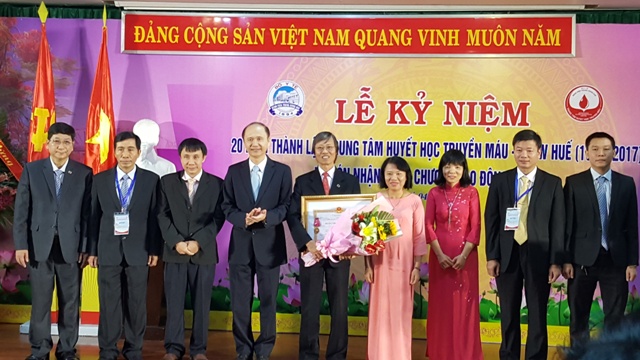 Kỷ niệm 20 năm thành lập Trung tâm Huyết học Truyền máu miền Trung