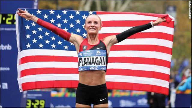 Một nữ vận động viên Mỹ đoạt giải NYC Marathon