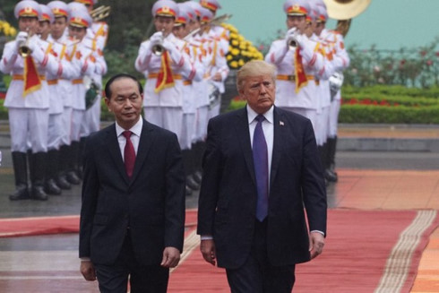 Tổng thống Mỹ Trump cảm ơn về “ngày tuyệt vời” ở Việt Nam