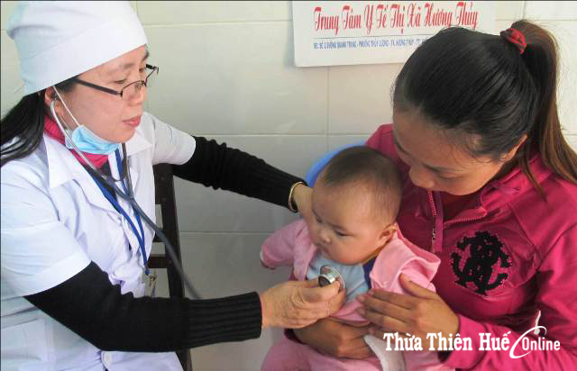 Nụ cười ở Trạm Y tế Thủy Phương