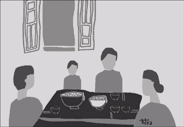Sau lũ, ăn canh tập tàng