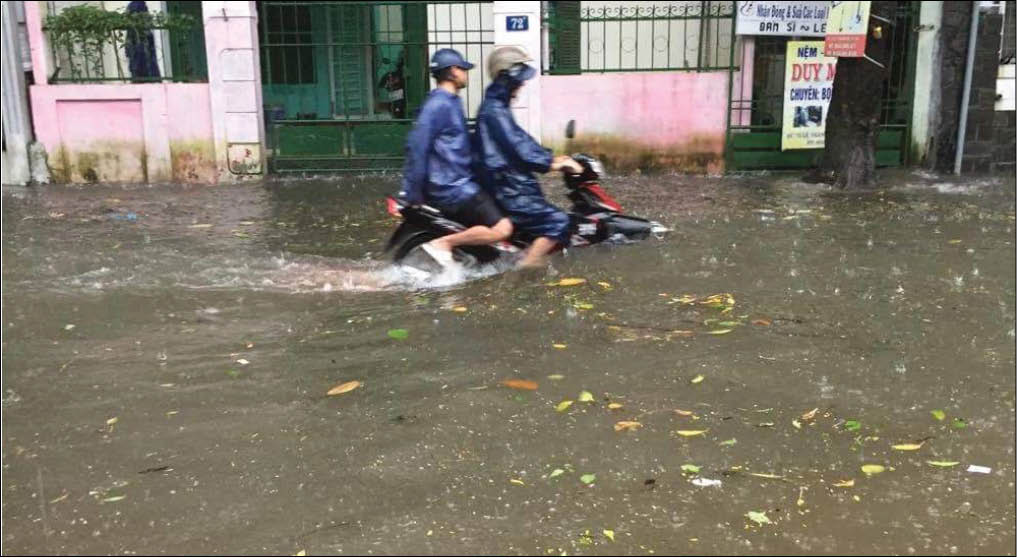 Cần khơi thông hệ thống cống rãnh trên đường Lê Thánh Tôn