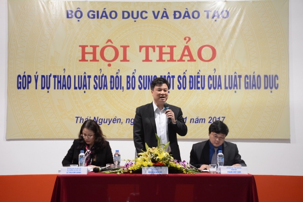 Góp ý dự thảo sửa đổi, bổ sung Luật Giáo dục Đa số ý kiến đồng tình