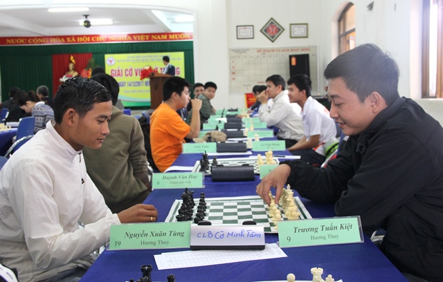 Hơn 70 VĐV tham gia Giải Cờ vua cờ tướng Đại hội Thể dục thể thao