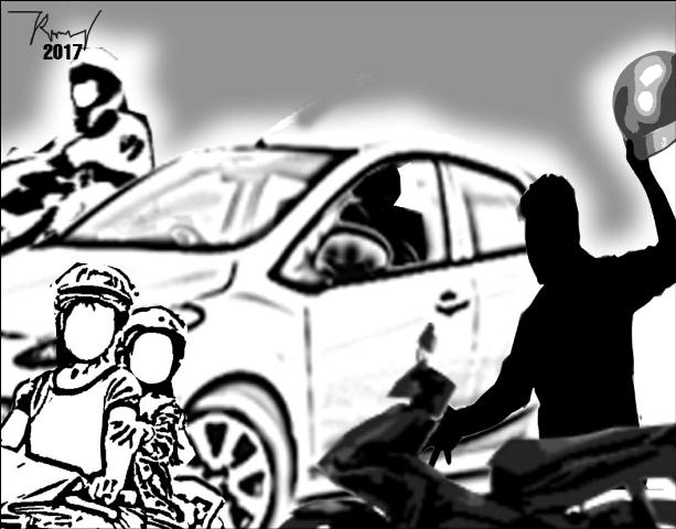 Từ vụ án lúc kẹt xe