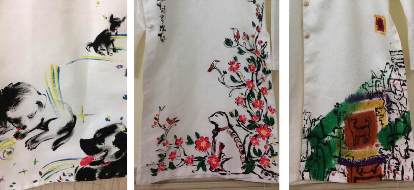 Welcoming spring with year-animal ao dai
