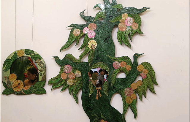 Tương tác cùng tranh sơn mài