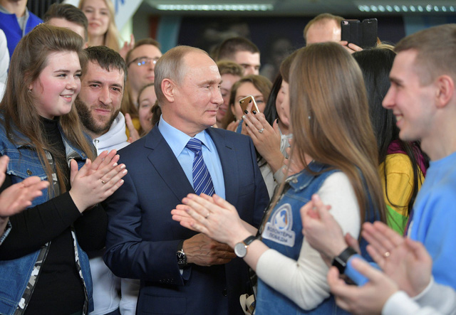 Ông Putin dự kiến thắng lớn trong bầu cử tổng thống