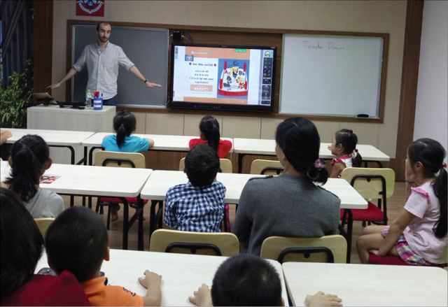 A boom in English classes for children