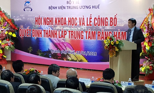 Thành lập Trung tâm Răng hàm mặt thuộc Bệnh viện Trung ương Huế