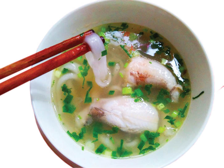 Slurping bummalo noodles