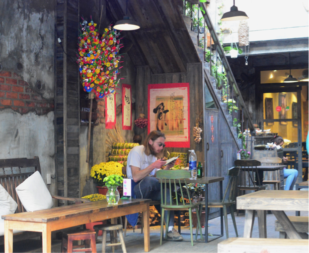 International visitors enjoy Tet