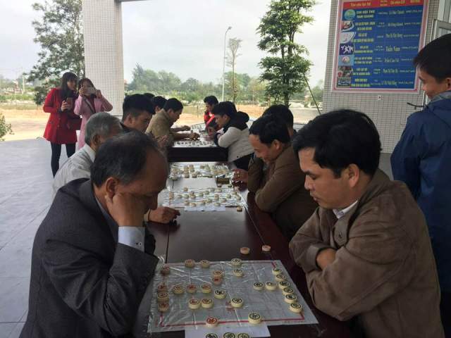 28 kỳ thủ tham gia giải cờ tướng huyện Quảng Điền