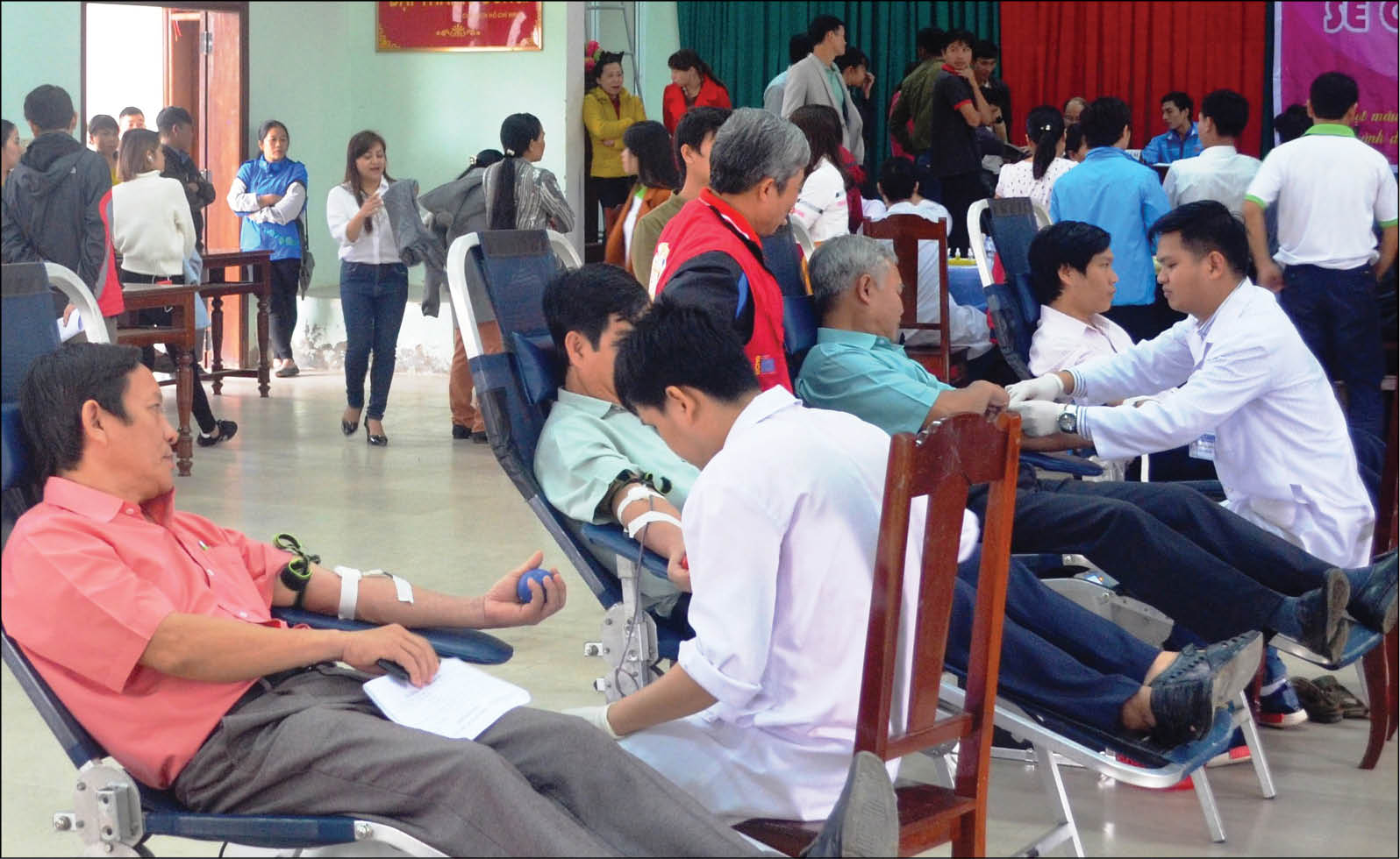 Lãnh đạo các phong trào thi đua dẫn đầu toàn huyện