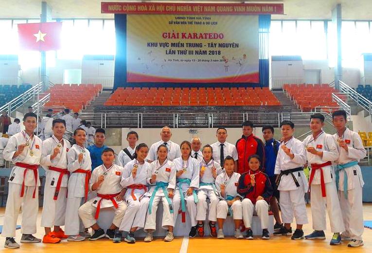 Huế lập hat-trick tại giải Karatedo miền Trung - Tây Nguyên 2018