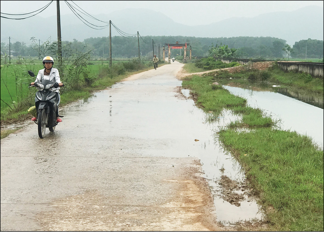 Ở phường, nhưng mưa lớn là bị chia cắt