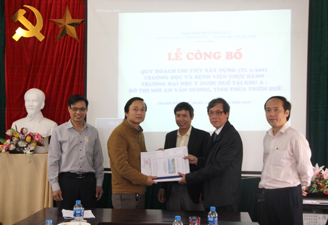 Announcing the construction planning of school and practical hospital of Hue University of Medicine and Pharmacy