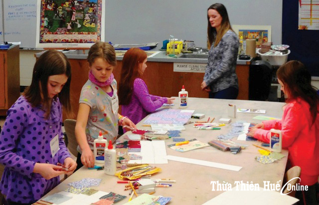 Gợi đam mê mỹ thuật cho trẻ