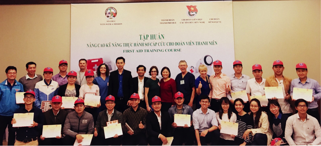 City’s youth leaders excited with first aid training by U S experts