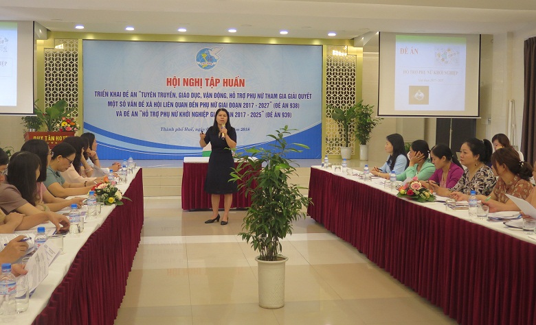 Triển khai đề án hỗ trợ phụ nữ