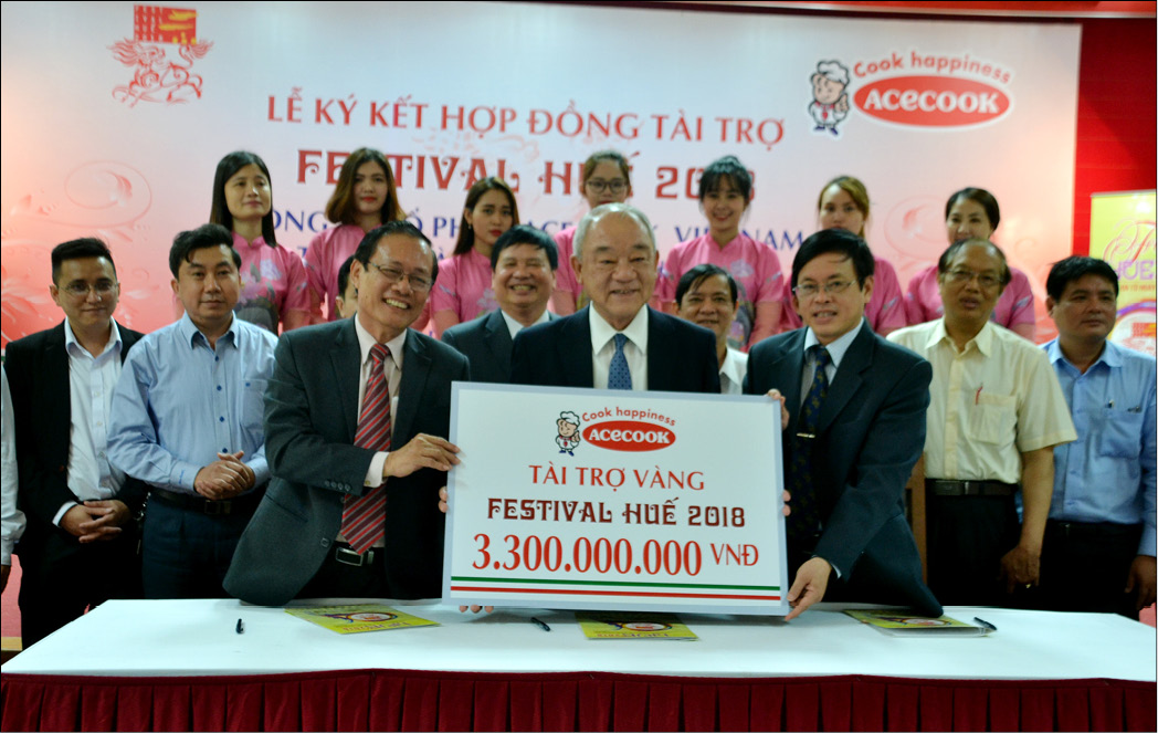 Hue Festival 2018 vitalized with Gold Sponsors