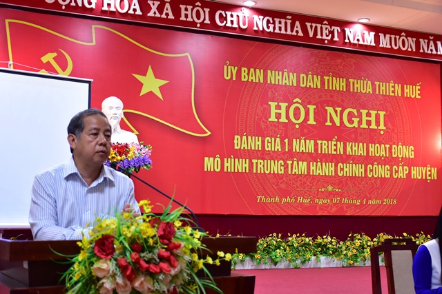 Xây dựng trung tâm hành chính công cấp huyện hiện đại, hiệu lực, hiệu quả